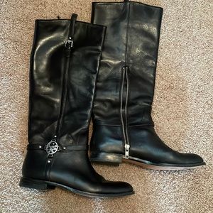 Coach black boots size 7